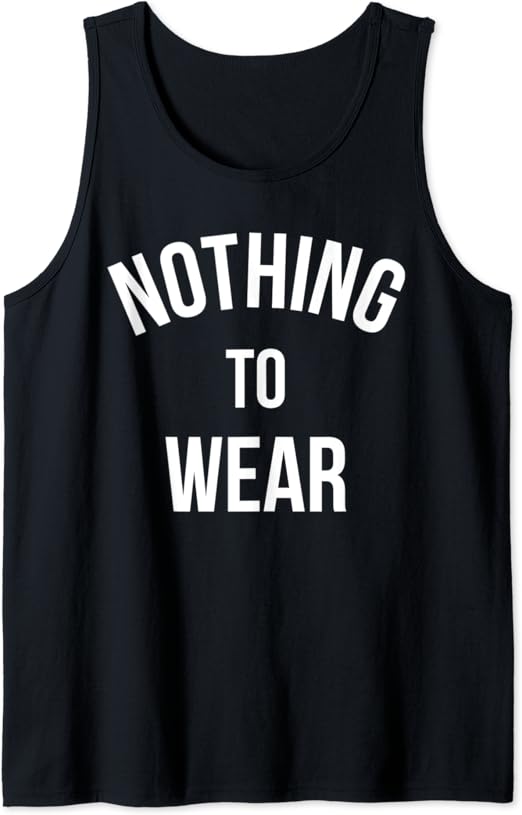 NOTHING TO WEAR Tank Top Amazon.co.uk Fashion
